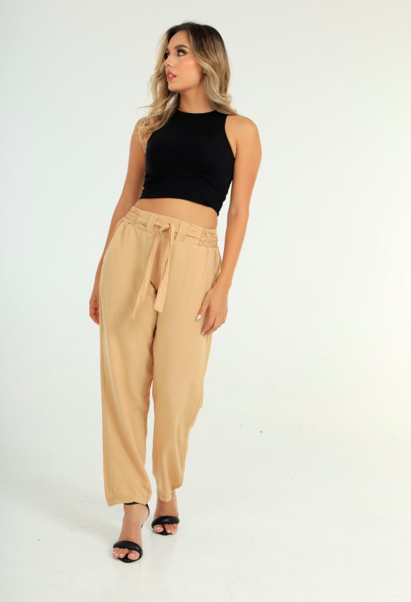 Pantalón Chalis Unicolor - Imagen 2