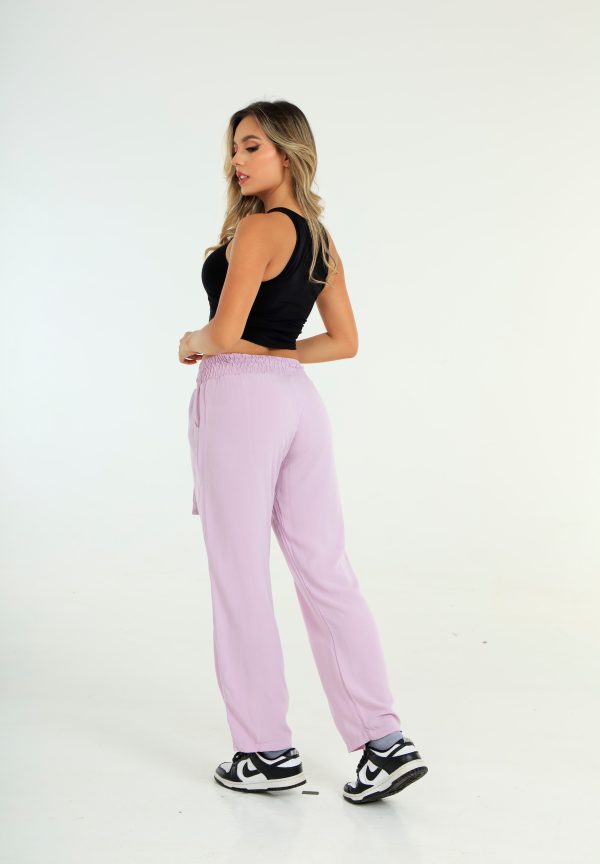 Pantalón Chalis Unicolor - Imagen 5