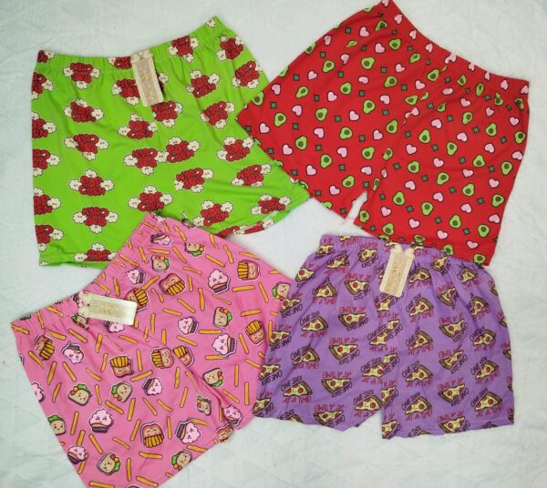 SHORES DE PIJAMA DAMA